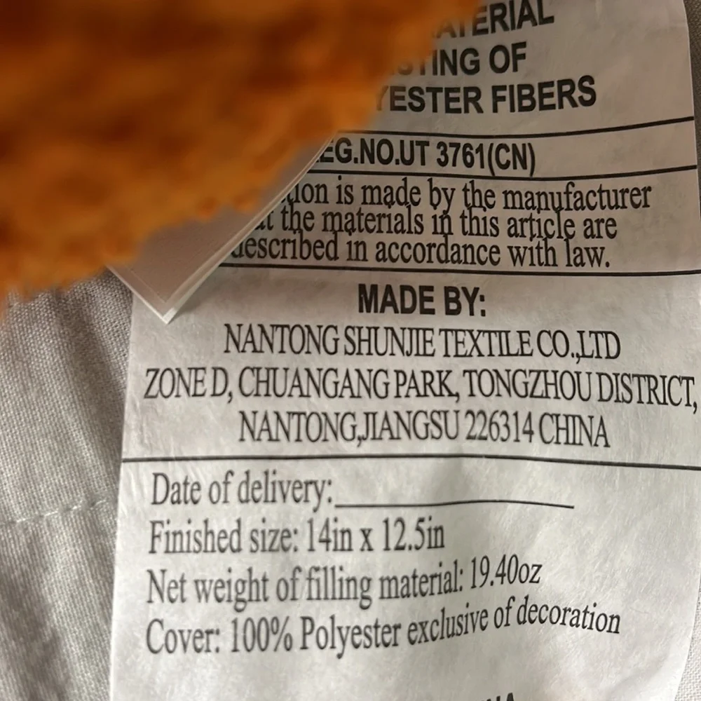 Storehouse Pumpkin Pillow